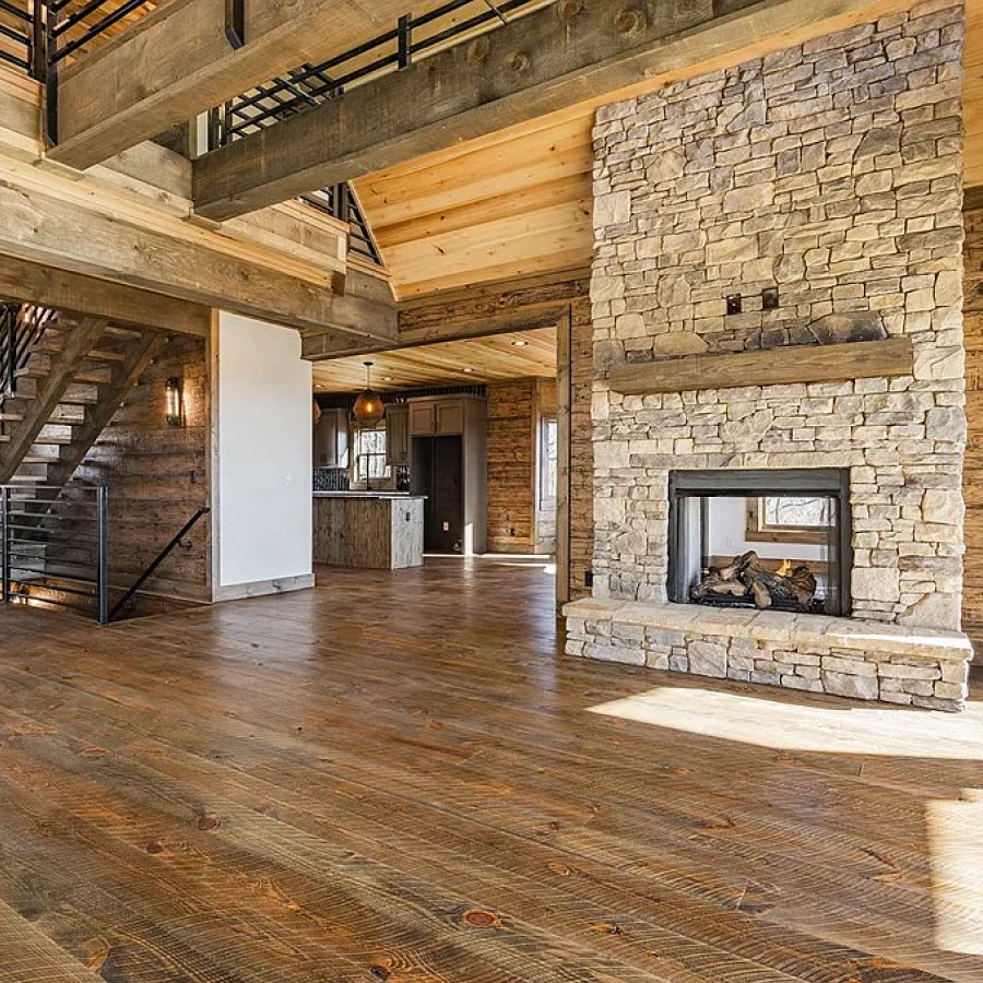 beautiful wood finished home